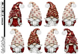 XL Winter Red Gnomes